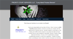 Desktop Screenshot of prioritycourtservices.com
