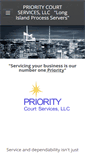 Mobile Screenshot of prioritycourtservices.com